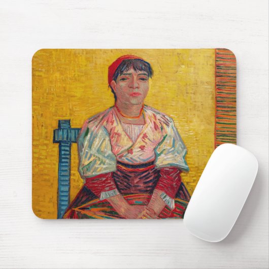 Vincent Van Gogh - Die italienische Frau Mousepad (Mit Mouse)