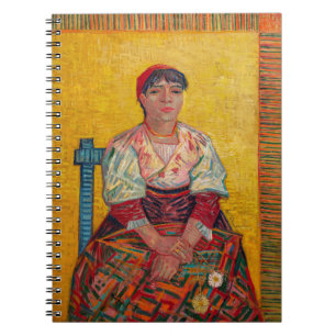 Vincent Van Gogh - Die italienische Frau Notizblock