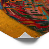 Vincent Van Gogh - Die italienische Frau Poster (Ecke)