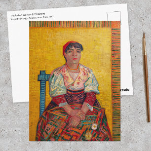 Vincent Van Gogh - Die italienische Frau Postkarte