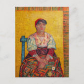 Vincent Van Gogh - Die italienische Frau Postkarte (Vorderseite)