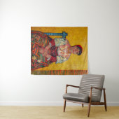 Vincent Van Gogh - Die italienische Frau Wandteppich (Beispiel (Horizontal))