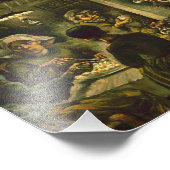 Vincent Van Gogh - Die Kartoffelessen April Mai Fotodruck (Ecke)
