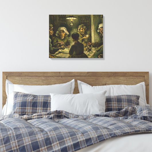 Vincent Van Gogh - Die Kartoffelessen April Mai Leinwanddruck (Insitu (Schlafzimmer))