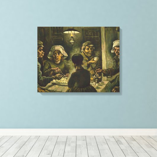 Vincent Van Gogh - Die Kartoffelessen April Mai Leinwanddruck (Insitu (Holzboden))