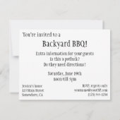 Vincent van Gogh - Die Kartoffelessen Einladung (Rückseite)