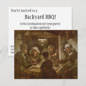 Vincent van Gogh - Die Kartoffelessen Einladung (Vorne/Hinten)