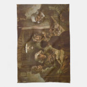 Vincent van Gogh - Die Kartoffelessen Geschirrtuch (Vertikal)