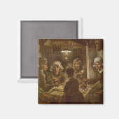 Vincent van Gogh - Die Kartoffelessen Magnet (Vorderseite/Rückseite)
