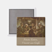 Vincent van Gogh - Die Kartoffelessen Magnet (Vorderseite/Rückseite)