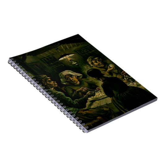 Vincent van Gogh - Die Kartoffelessen Notizblock (Rechte Seite)