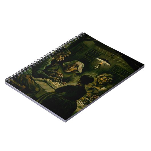 Vincent van Gogh - Die Kartoffelessen Notizblock (Linke Seite)