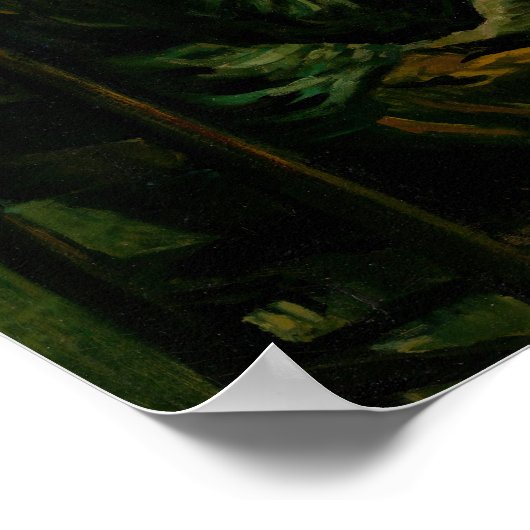 Vincent van Gogh - Die Kartoffelessen Poster (Ecke)