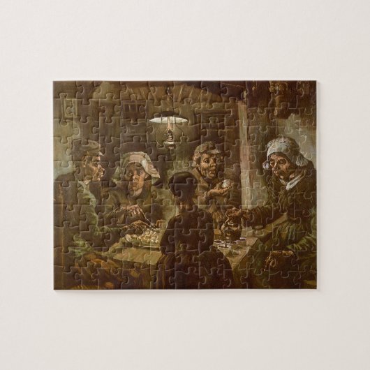 Vincent van Gogh - Die Kartoffelessen Puzzle (Horizontal)
