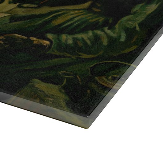 Vincent van Gogh - Die Kartoffelessen Schneidebrett (Ecke)