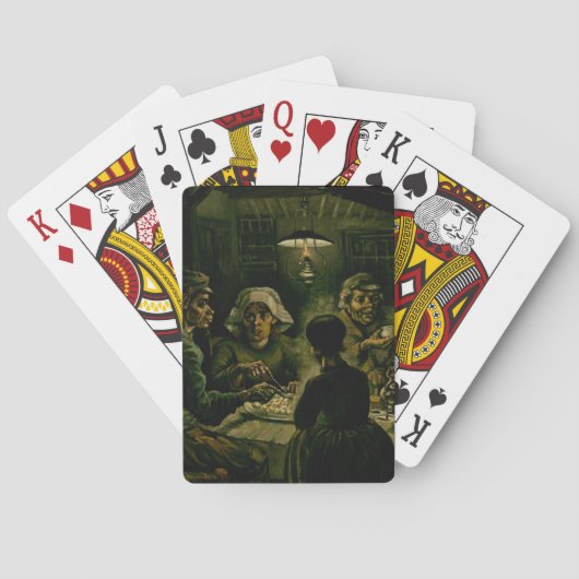 Vincent van Gogh - Die Kartoffelessen Spielkarten (Rückseite)