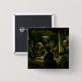Vincent van Gogh - Die Kartoffelesser Button (Vorne & Hinten)