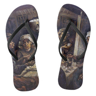 Vincent Van Gogh Die Kartoffelesser Feine Kunst Badesandalen