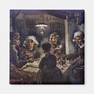 Vincent Van Gogh Die Kartoffelesser Feine Kunst Magnet