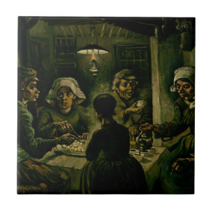 Vincent van Gogh - Die Kartoffelesser Fliese