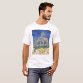 Vincent van Gogh | die Kirche am Auvers-sur-Oise T-Shirt (Vorne ganz)