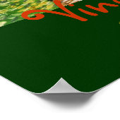 Vincent van Gogh: Die Kirche bei Auvers Poster (Ecke)