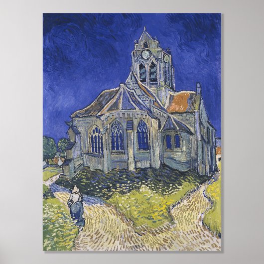 Vincent Van Gogh, Die Kirche in Auvers Foliendrucke (Vorderseite)