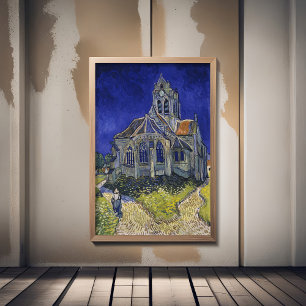Vincent Van Gogh, Die Kirche in Auvers Fotodruck