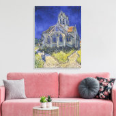 Vincent Van Gogh, Die Kirche in Auvers Leinwanddruck (Insitu (Wohnzimmer))
