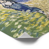 Vincent Van Gogh, Die Kirche in Auvers Poster (Ecke)