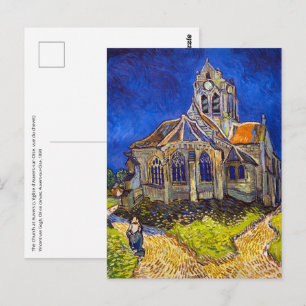 Vincent van Gogh - Die Kirche in Auvers Postkarte