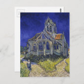 Vincent Van Gogh - Die Kirche in Auvers Postkarte (Vorne/Hinten)