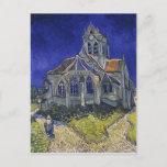 Vincent Van Gogh - Die Kirche in Auvers Postkarte<br><div class="desc">Berühmtes Gemälde der schönen Kirche von einem der weltberühmtesten Künstler</div>