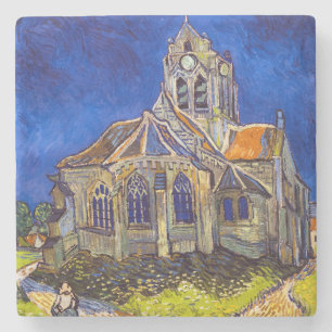 Vincent van Gogh - Die Kirche in Auvers Steinuntersetzer