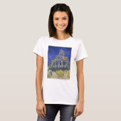 Vincent Van Gogh, Die Kirche in Auvers T-Shirt (Vorne ganz)