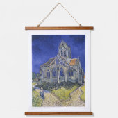 Vincent Van Gogh, Die Kirche in Auvers Wandteppich Mit Holzrahmen (Vorderseite)