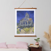 Vincent Van Gogh, Die Kirche in Auvers Wandteppich Mit Holzrahmen (Schlafzimmer)