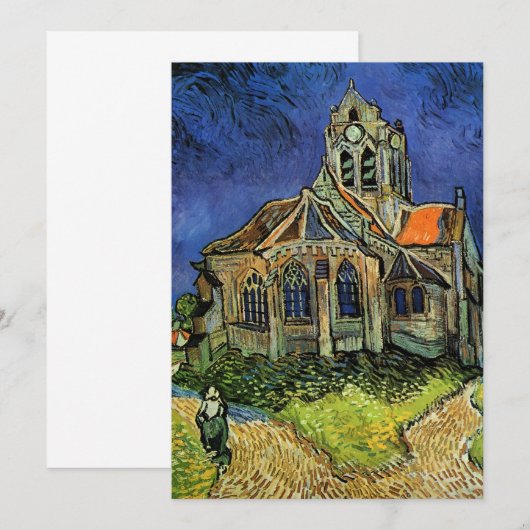 Vincent van Gogh - Die Kirche von Auvers (Vorne/Hinten)