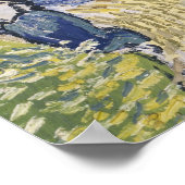 VINCENT VAN GOGH - Die Kirche von Auvers 1890 Poster (Ecke)