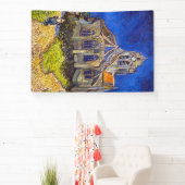 Vincent van Gogh - Die Kirche von Auvers Banner (InSitu)