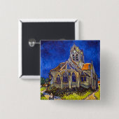 Vincent van Gogh - Die Kirche von Auvers Button (Vorne & Hinten)