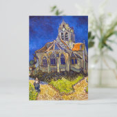 Vincent van Gogh - Die Kirche von Auvers Dankeskarte (Stehend Vorderseite)