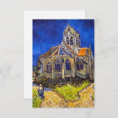 Vincent van Gogh - Die Kirche von Auvers Dankeskarte (Vorne/Hinten)