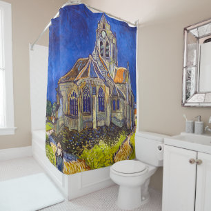 Vincent van Gogh - Die Kirche von Auvers Duschvorhang