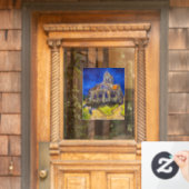 Vincent van Gogh - Die Kirche von Auvers Fensteraufkleber (Haustür)