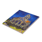 Vincent van Gogh - Die Kirche von Auvers Fliese (Seite)