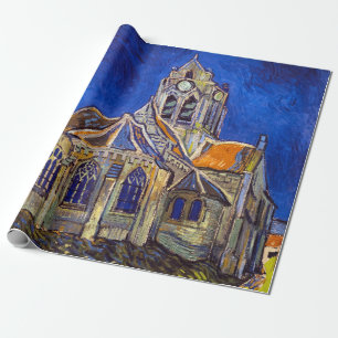 Vincent van Gogh - Die Kirche von Auvers Geschenkpapier