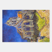 Vincent van Gogh - Die Kirche von Auvers Geschenkpapier Set (Vorderseite 2)