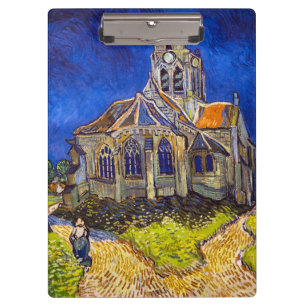 Vincent van Gogh - Die Kirche von Auvers Klemmbrett