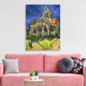 Vincent van Gogh - Die Kirche von Auvers Leinwanddruck (Insitu (Wohnzimmer))